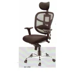 AEROTECH AC 259 Stainless Steel Executives Mesh Chair Black-image-30