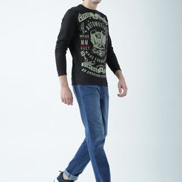 Huetrap Men Black Printed Sweatshirt-image-93