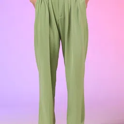 Kotty Women Classic High-Rise Pleated Trousers-picture-44