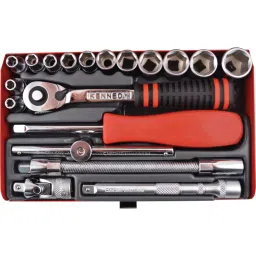 Kennedy-Pro 6.35 mm (1/4 inch) Square Drive Socket (Set of 19 Piece)-1