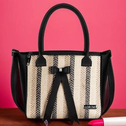 LOREM Shopper Handheld Bag with Tasselled-40