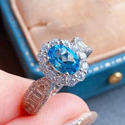 Designs & You Silver-Plated AD Studded Oval Finger Ring-image-39