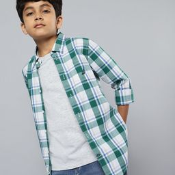 Nautica Boys Checked Casual Shirt-image-43