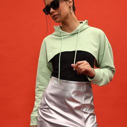 glitchez Sage Spirit Hooded Crop Sweatshirt-image-43