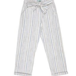 Mode by Red Tape Girls Off-White Regular Fit Striped Regular Trousers-image-93
