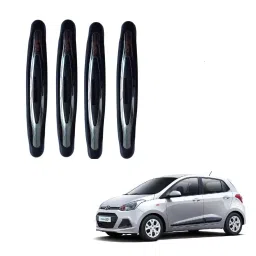 SPREADX Plastic Car Compact Black Colour Elegant Door Guard Protection Universal Type Suitable for Grand i10 (Set of 4 Pcs)-image-59