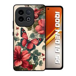 QRIOH Papillon Rouge Printed iQOO Neo 10 5G Back Case Mobile Accessories-picture-35