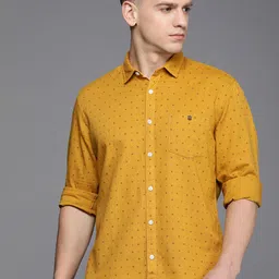 Louis Philippe Jeans Men Cotton Linen Slim Fit Printed Casual Shirt-image-77