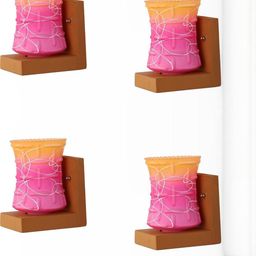 SOMIL Pink Glass Cylinder Printed Wall Lamps-image-77
