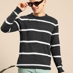 Mast & Harbour Striped Pullover-image-11