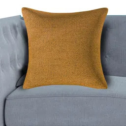 Kuber Industries Brown Square Cushion Cover-image-2