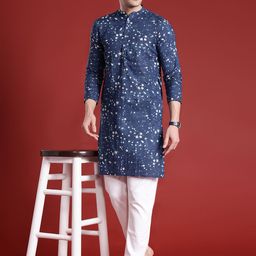 Anouk Men Printed Pure Cotton Kurta-image-43
