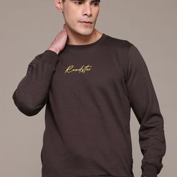 Roadster The Lifestyle Co. Brand Logo Printed Regular Fit Sweatshirt-image-52