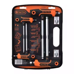 Tactix 7 Pcs T Handle Hex Key Set 206366-1