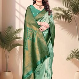 Om Shantam Sarees Women Ethnic Motifs Zari Kanjeevaram Saree-picture-47