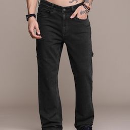 Roadster Men Carpenter Straight Fit Light Fade Stretchable Jeans-image-39