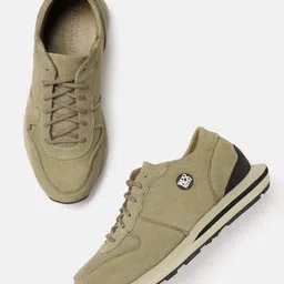 Woodland Men Round-Toe Everyday Suede Sneakers-image-66
