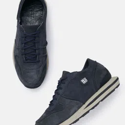 Woodland Men Leather Sneakers-image-52