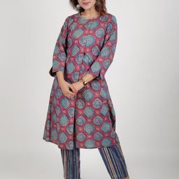BEBLA Women Printed Kurta Set-image-13