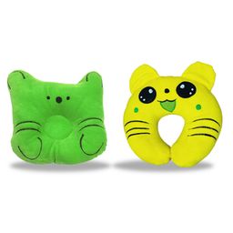 Chinmay Kids Cotton Toons & Characters Baby Pillow Pack of 2  Blue, New Pink-image-80