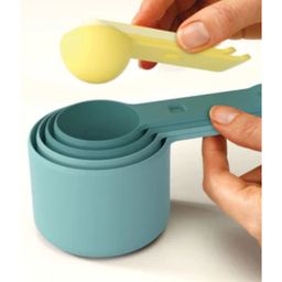 Joseph Joseph Plastic Measuring SpoonSet of 8 Teal Blue & Yellow-76