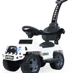 Joyride Speedy Hummer PLUS 4x4 Ride on Jeep for Kids with Music & Horn Steering with Parentle handle | Backrest I Headlight | Music |Seat Storage & Big Wheels for Kids 1 to 4 Years-25