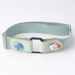Babyhug Free Size Belt With Earth & Rocket Applique - Light Green-image-48