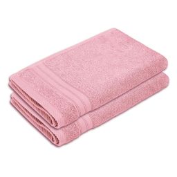 Layers Be Bold Pink 2 Pieces Pure Cotton 450 GSM Hand Towels-picture-39
