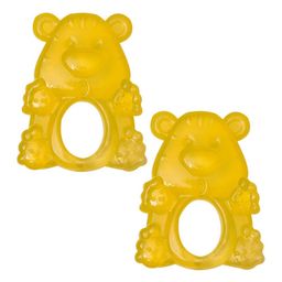 Adore Set Of 2 Luscious Water Filled Eva Teether- Yellow-45