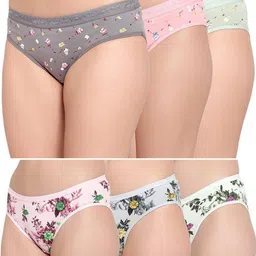 FiveFlag Mid-Rise Cotton Blend Briefs-image-41