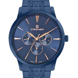 D'SIGNER Men Round Dial & Bracelet Style Straps Analogue Multi Function Watch 869BLM.5G-picture-10