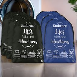 Aura Blue Set of 6 Water Resistant Multi-Utility Organisers-34