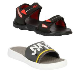 RIFOF Men Black Sandals-image-71