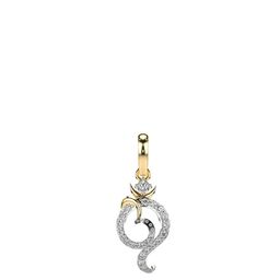VALANOVA Women Sterling Silver Plated Diamond Pendant-image-47
