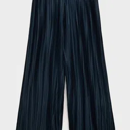 Mango Kids Girls Accordion Pleated Culottes Trousers-picture-17