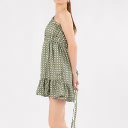 Stylecast X Hersheinbox Printed A-Line Mini Dress image 3