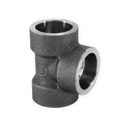 VS Steel Tee Forged S.W. 3000 LBS Black 80 mm (3 inch)-50