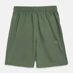 CHIMPRALA Boys Green Solid Regular Fit Regular Shorts-image-82