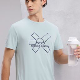 HRX by Hrithik Roshan Brand Logo Print Rapid-Dry Running T-shirt-picture-23