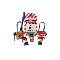 Asian Loto Small Lockout Tagout Kit For MCB Lockout, ALC-SKT 4-5