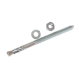 Whiteshark Anchor Bolt GI 8x100 mm Silver for Construction, Electrical, Plumbing, Fabrication and HVAC, (Pack of 50 Pcs)-6