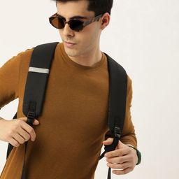 Kook N Keech Men Brown Solid Round Neck Sweatshirt-image-59
