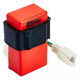 Uno Minda CDI - Red Case, 5 Pin White & 2 Pin White Coupler for Bajaj C-100/Platina 100/Discover 112 (CD-1004)-image-39