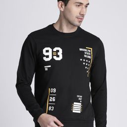 Splash Men Black Printed Sweatshirt-image-33