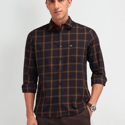Arrow Sport Men Slim Fit Tartan Checks Opaque Checked Casual Shirt-picture-6