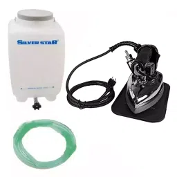 Silver Star 1200W Industrial Electric Steam Iron ES-300 with 4 Ltr Water Tank-image-68