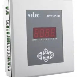 Selec Automatic Power Factor Controllers Supply Voltage of 90 to 550V AC,APFC147-108-90/550V-CE-41