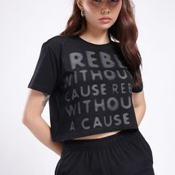DressBerry Pure Cotton Typography Printed T-shirt And Shorts-image-75