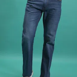 HIGHLANDER Men Straight Fit Mid-Rise Light Fade Stretchable Jeans-picture-14