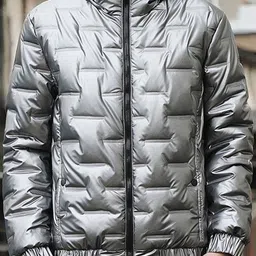 Mast & Harbour Men Hooded Solid Padded Jacket-picture-17